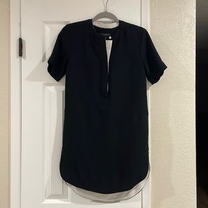 Banana republic black and white dress